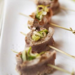 Hot and Sweet Griddled Tuna Rolls